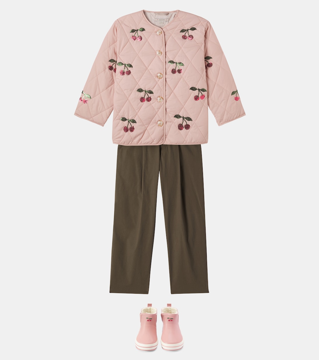 Veste Flora matelassée à sequins | Konges Sløjd