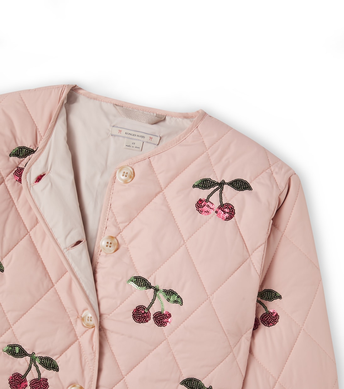 Veste Flora matelassée à sequins | Konges Sløjd