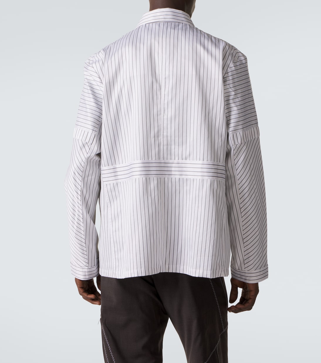 Kyan striped cotton poplin shirt | Kiko Kostadinov