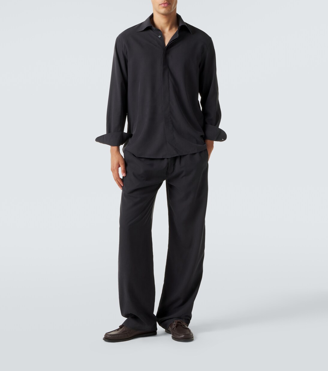 Pantalon Alio en soie | Saman Amel