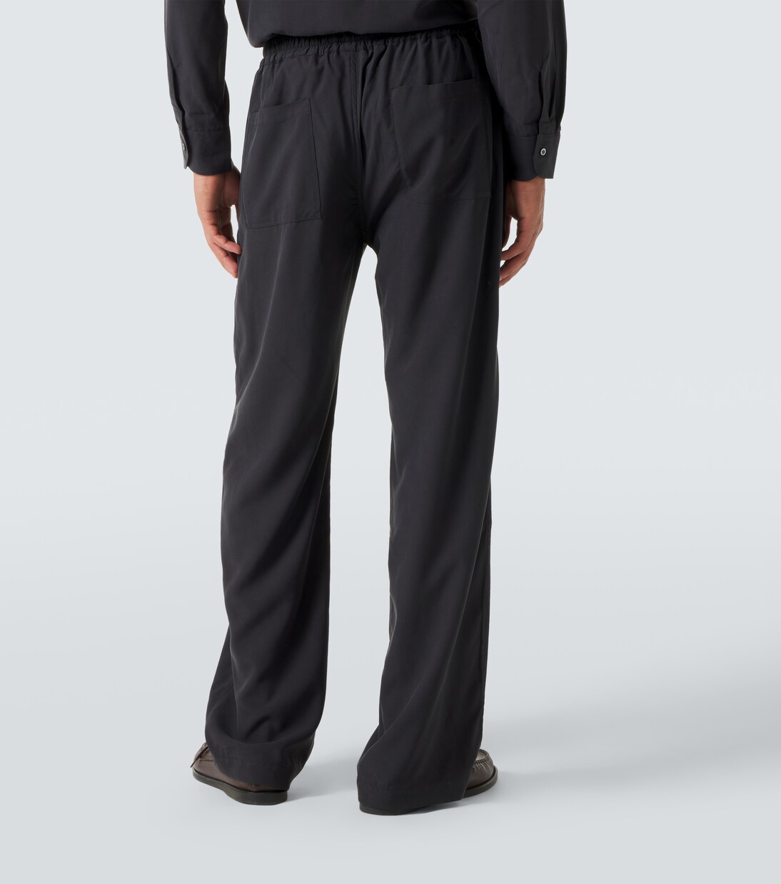 Pantalon Alio en soie | Saman Amel
