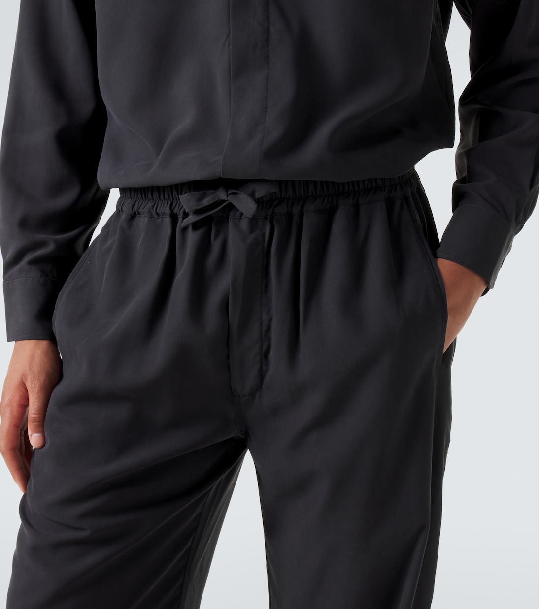 Pantalon Alio en soie | Saman Amel