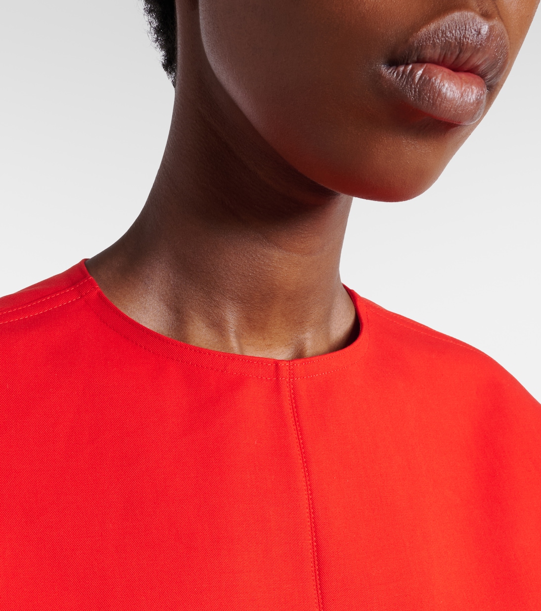 Top court en gabardine de coton | Alaïa