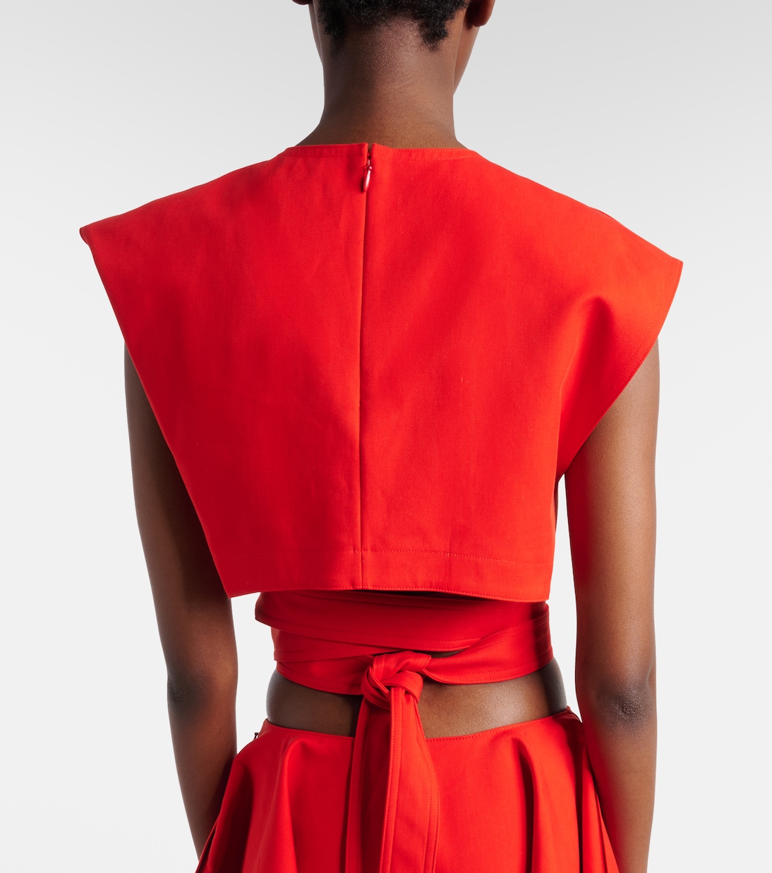 Top court en gabardine de coton | Alaïa