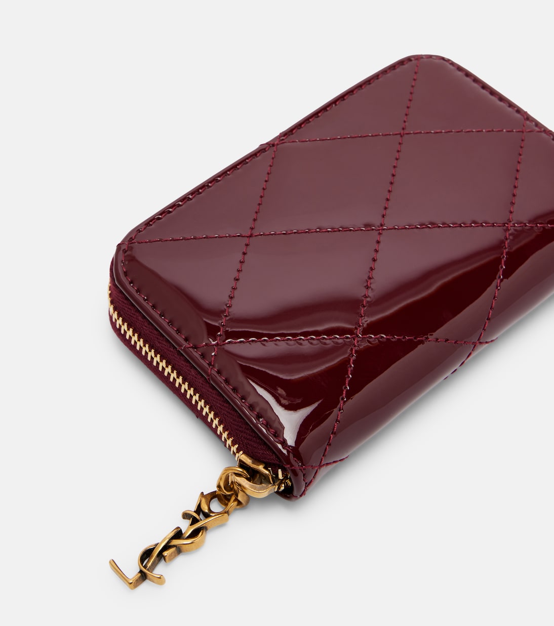 Portemonnaie Cassandre Bijou aus Lackleder | Saint Laurent