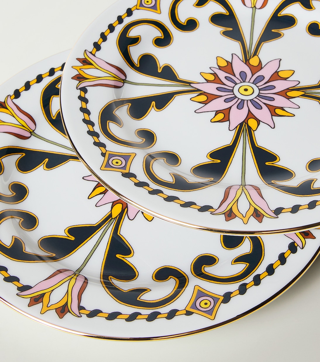 Set Tyrrhenia Tulyps aus zwei Desserttellern | La DoubleJ