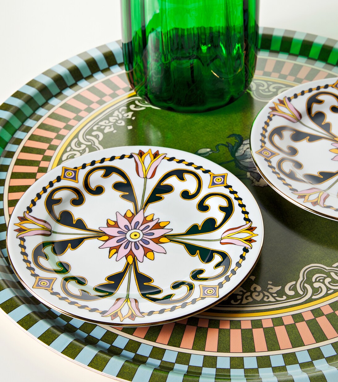 Set Tyrrhenia Tulyps aus zwei Desserttellern | La DoubleJ