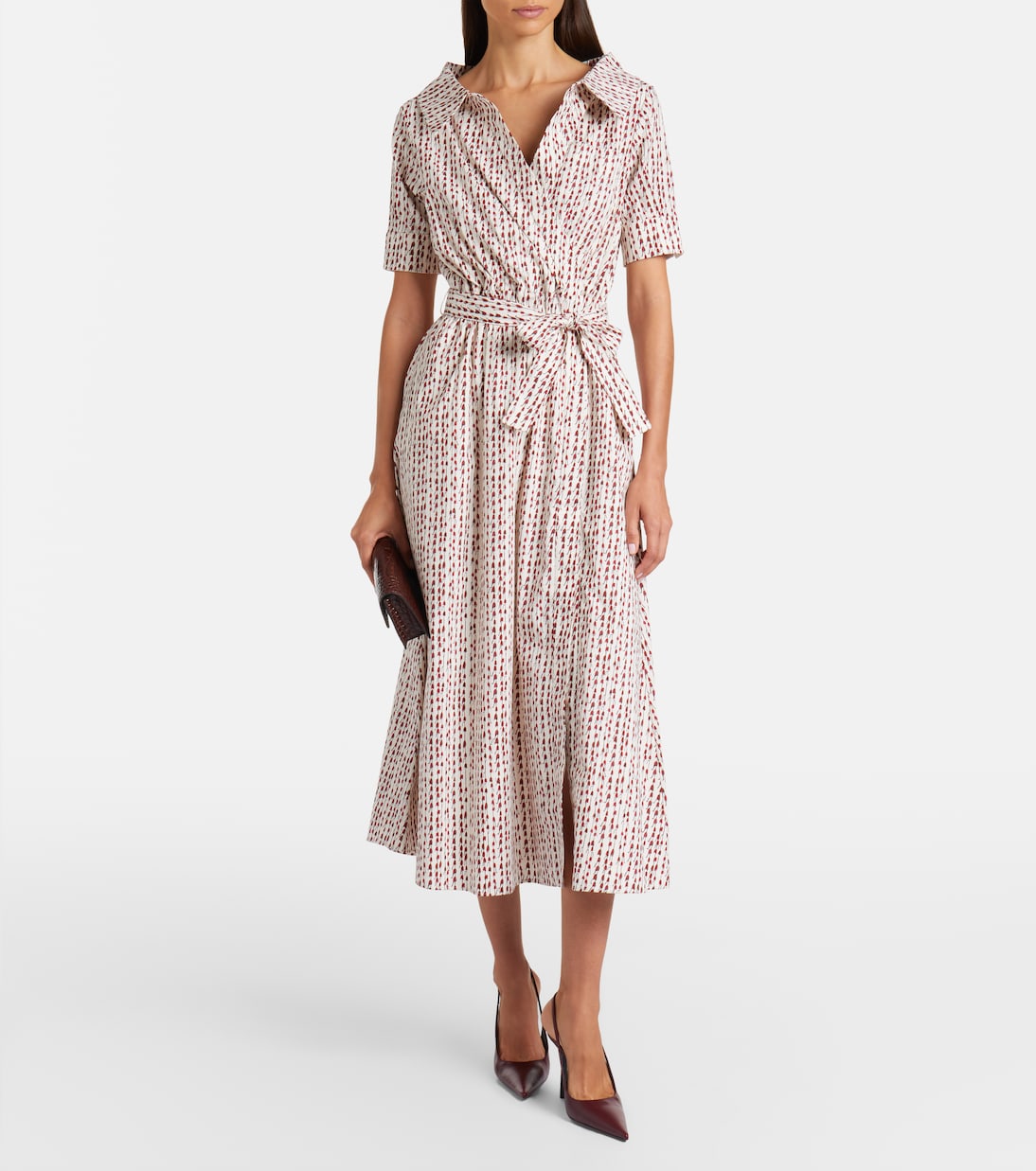 Wickelkleid Lydia aus einem Baumwollgemisch  | Altuzarra