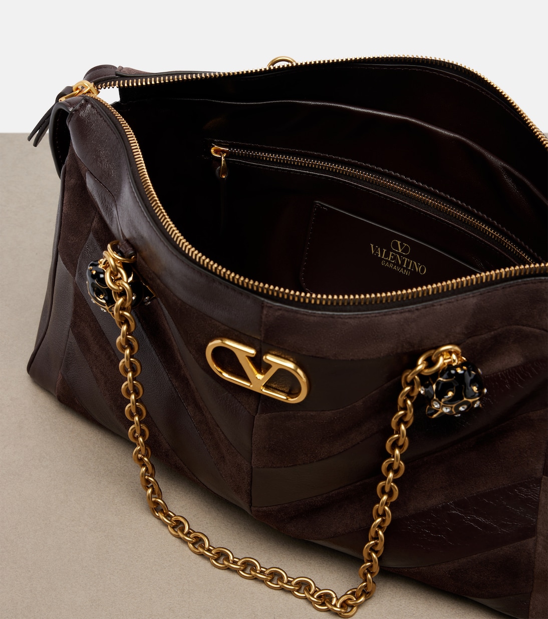 Schultertasche Panthea Medium aus Leder  | Valentino Garavani