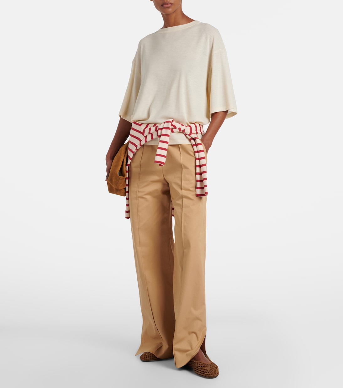 Regency woven suede ballet flats | Le Monde Béryl