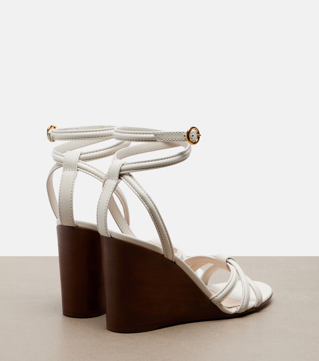 Wedge-Sandalen aus Leder | Gianvito Rossi