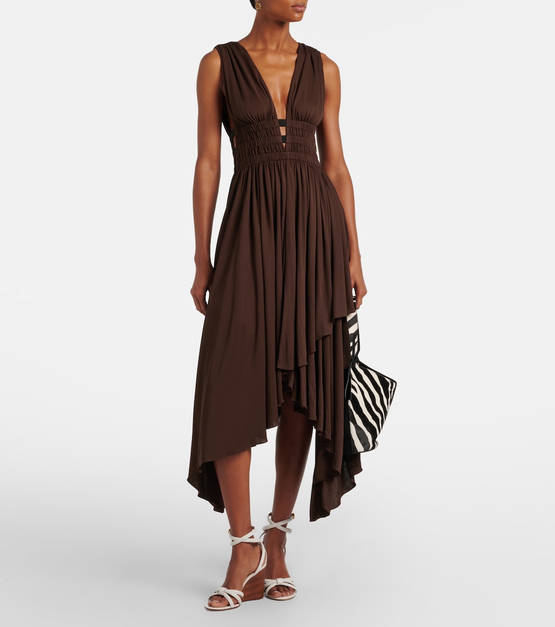 Wedge-Sandalen aus Leder | Gianvito Rossi