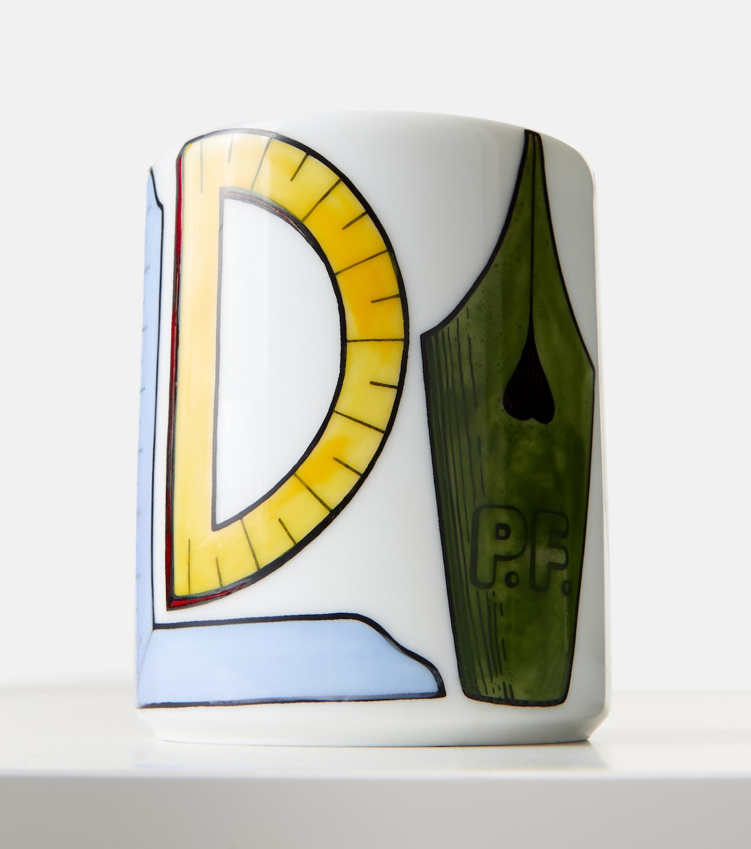 Strumenti Scrittura porcelain pen pot | Fornasetti