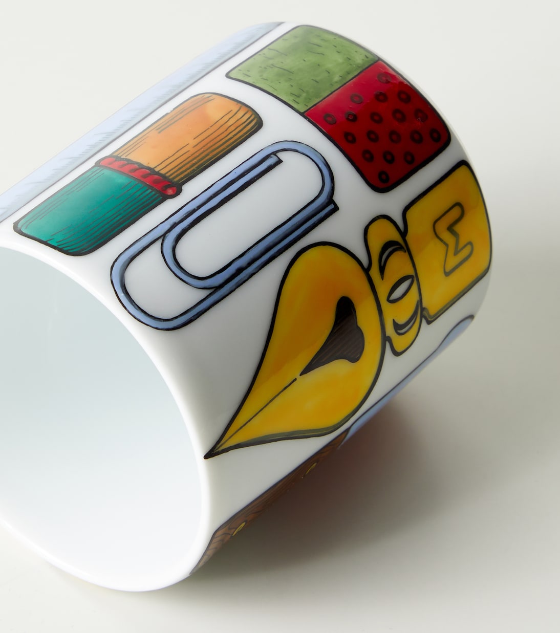 Strumenti Scrittura porcelain pen pot | Fornasetti