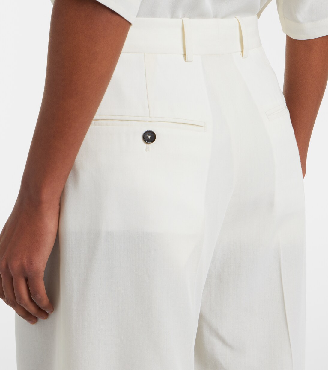 Semi-sheer Bermuda shorts | Toteme