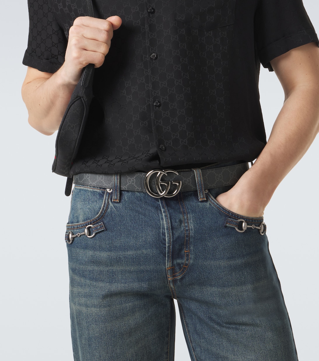 GG Marmont reversible leather belt | Gucci