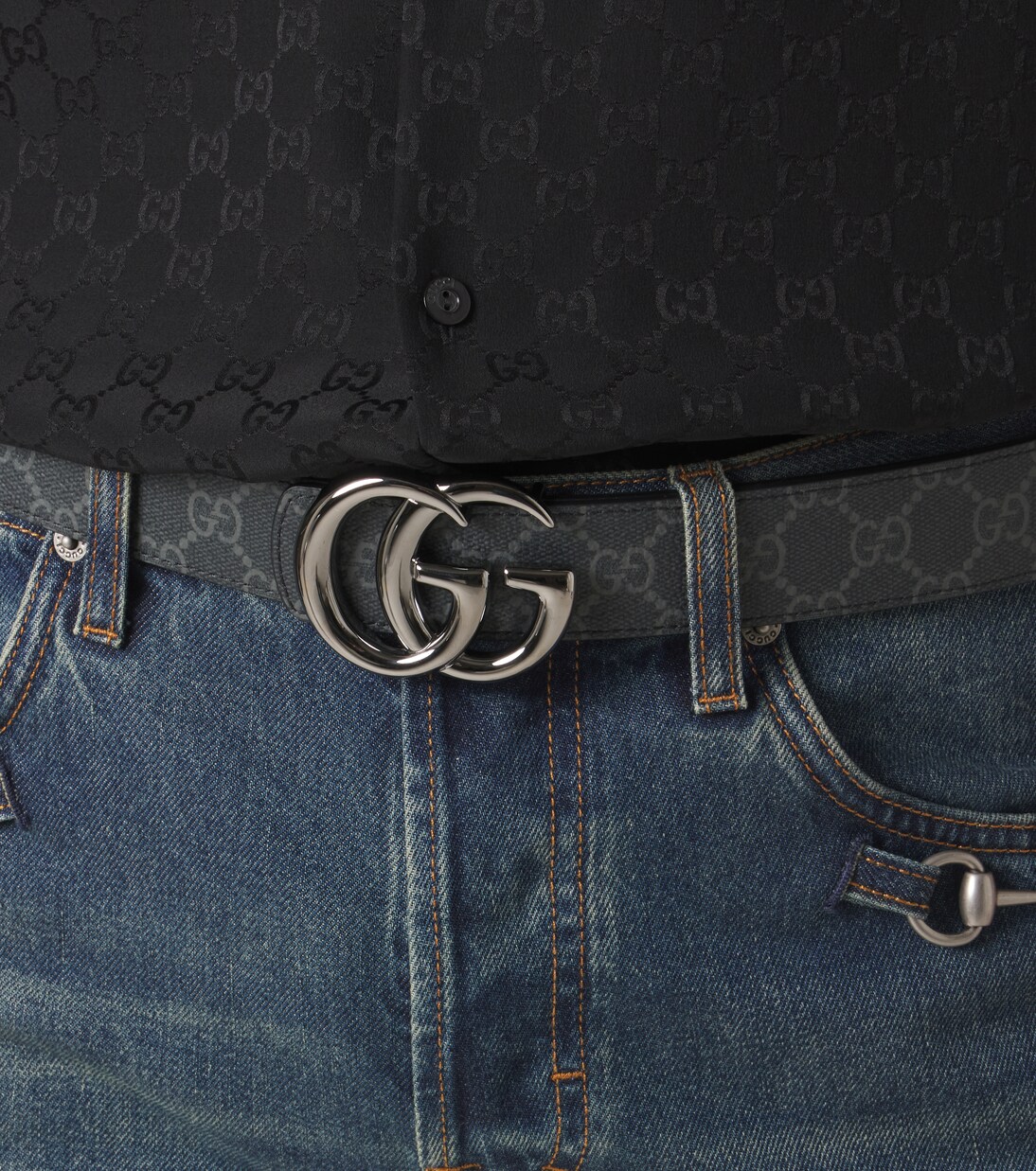 GG Marmont reversible leather belt | Gucci
