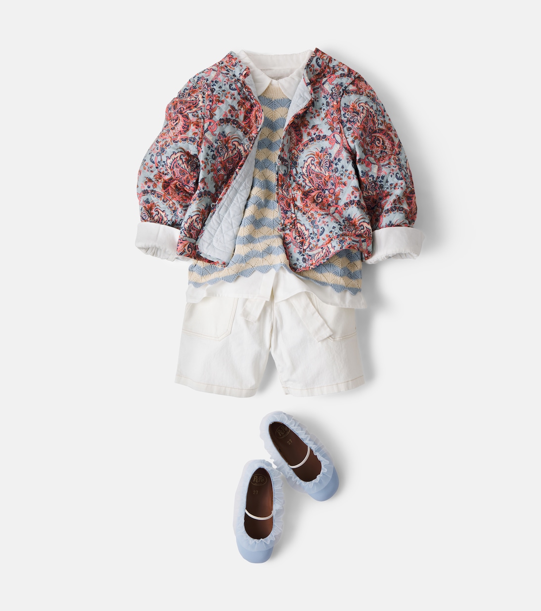 Aster paisley quilted cotton jacket | Zimmermann Kids