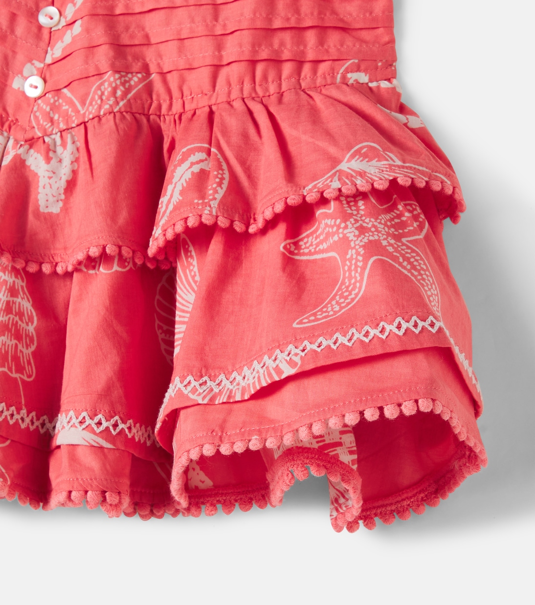 Alizee printed cotton skort | Poupette St Barth Kids