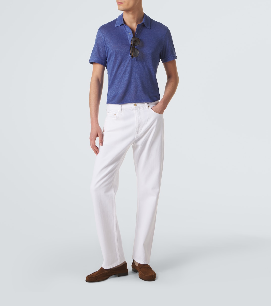 Sebastian linen polo shirt | Orlebar Brown
