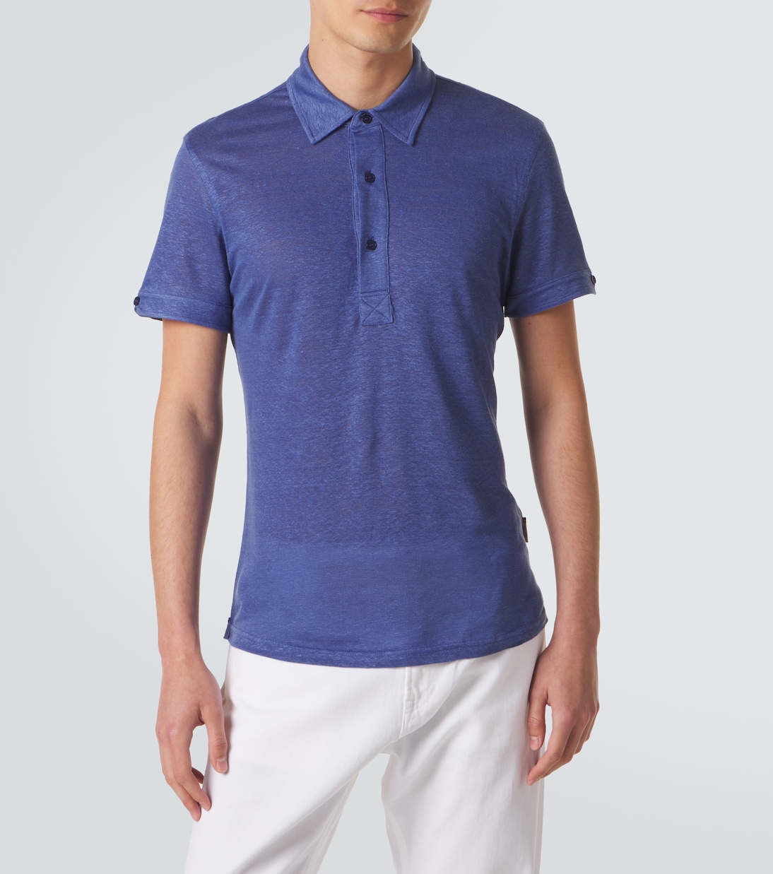 Sebastian linen polo shirt | Orlebar Brown