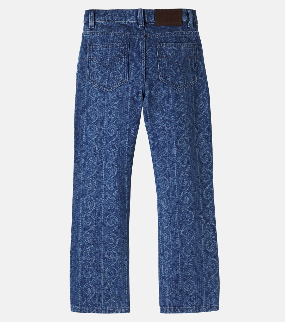 Printed straight jeans | Versace Kids