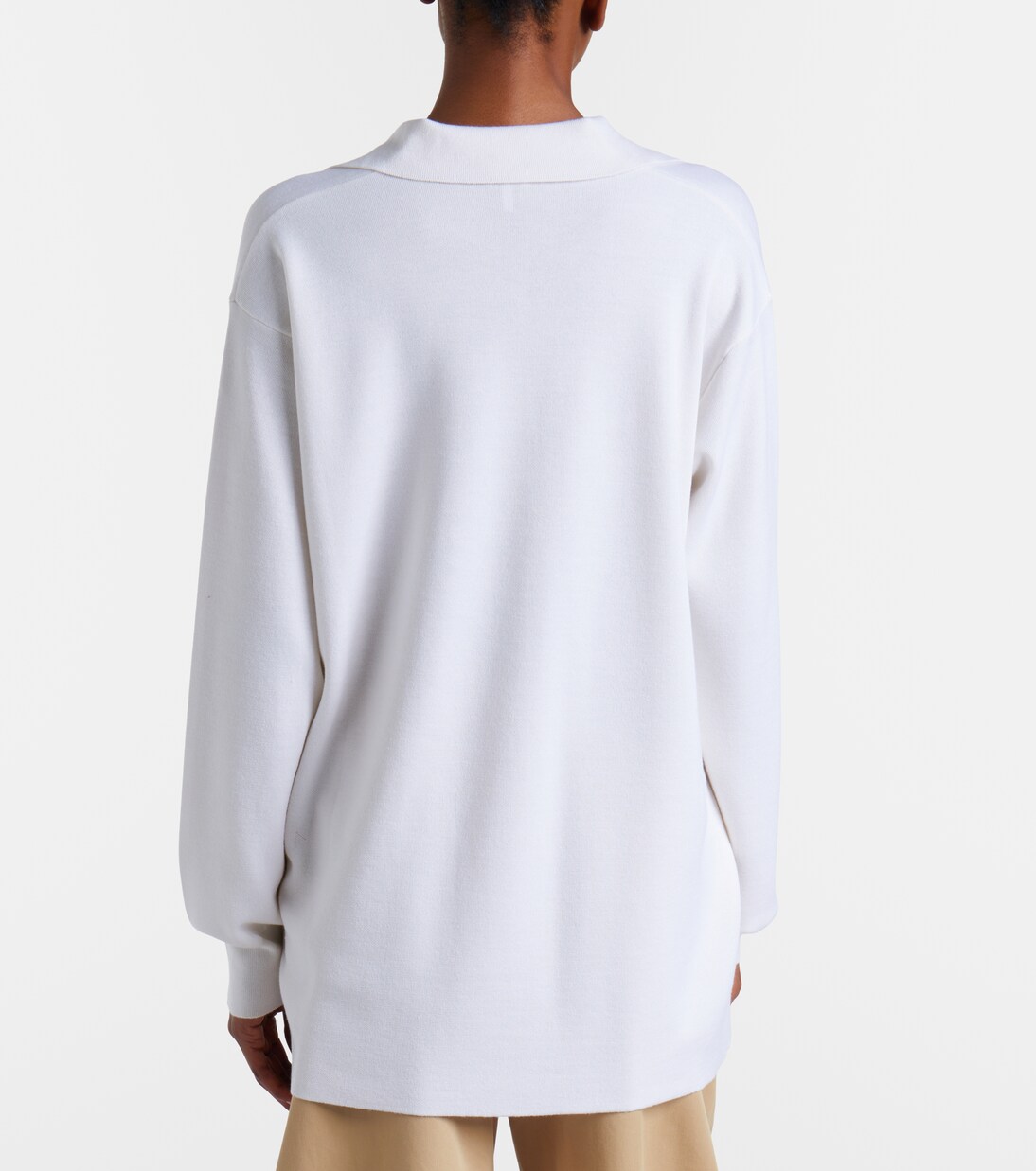 Double L cashmere blend polo sweater | Loewe
