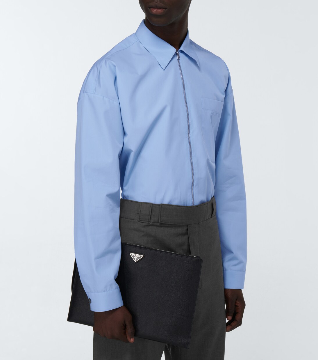 Leather pouch | Prada