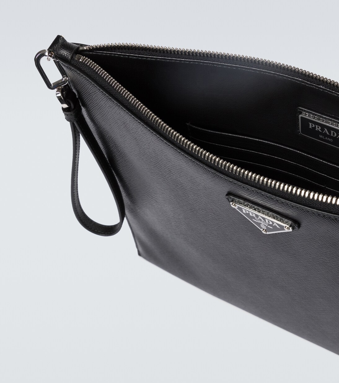 Leather pouch | Prada