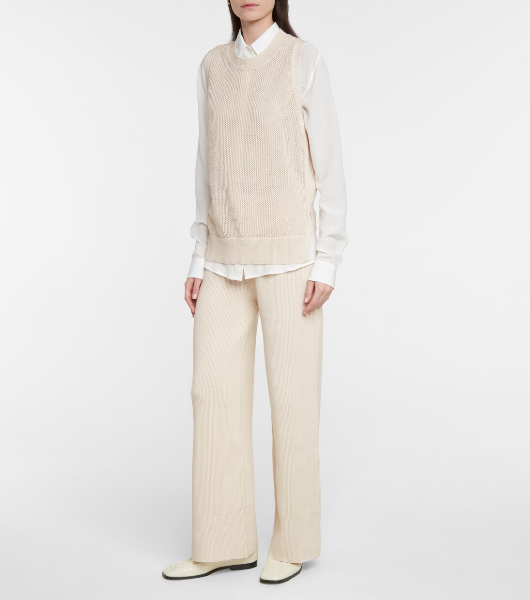 Pantalon ample Crispy en coton mélangé | Joseph