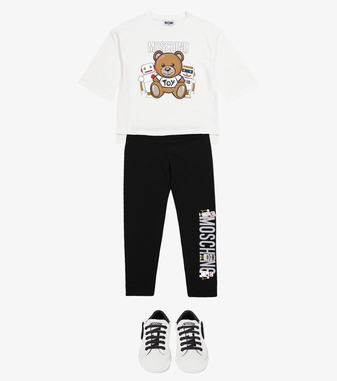 Leather sneakers | Moschino Kids