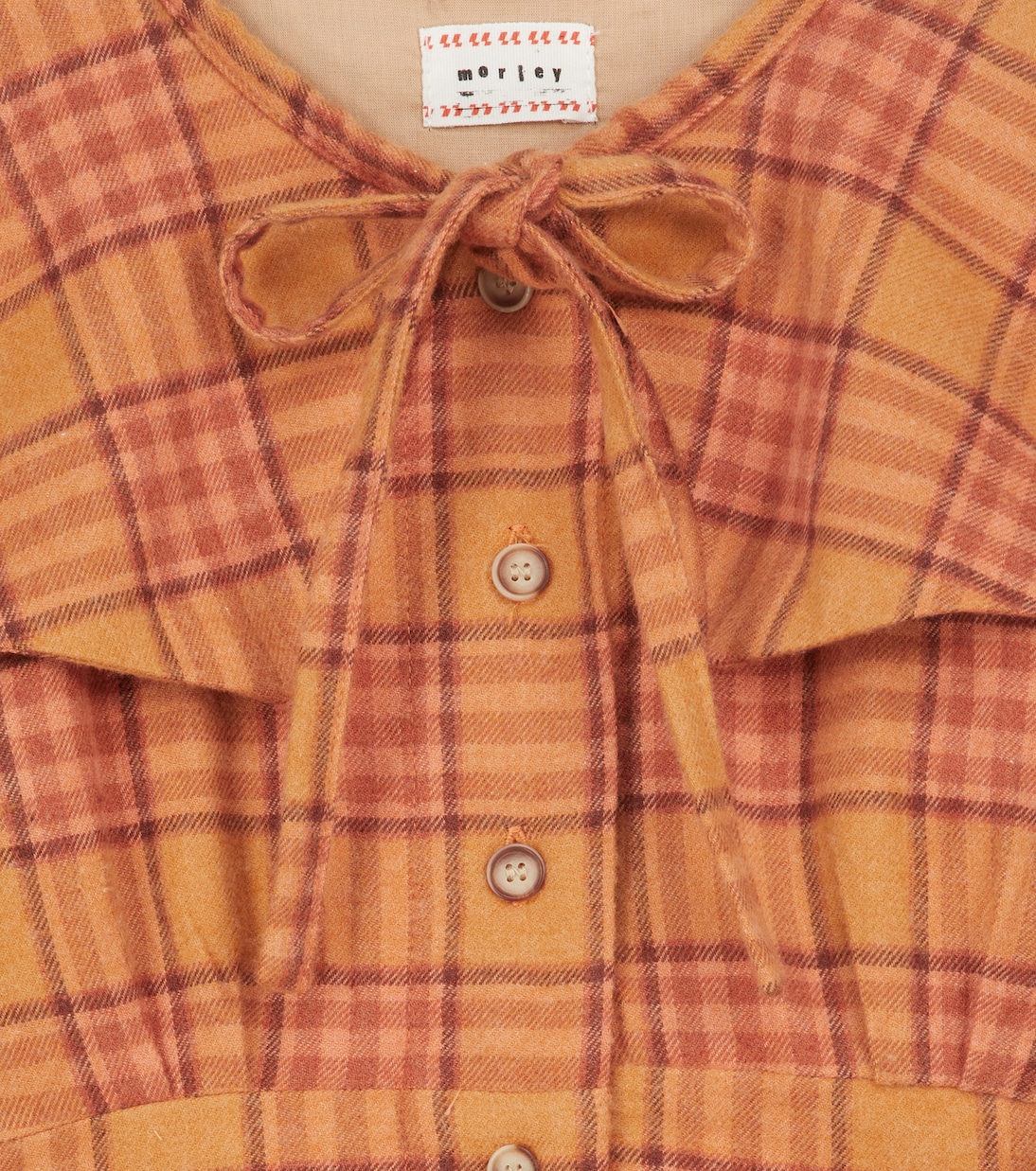 Robe Odille Melton en coton à carreaux | Morley