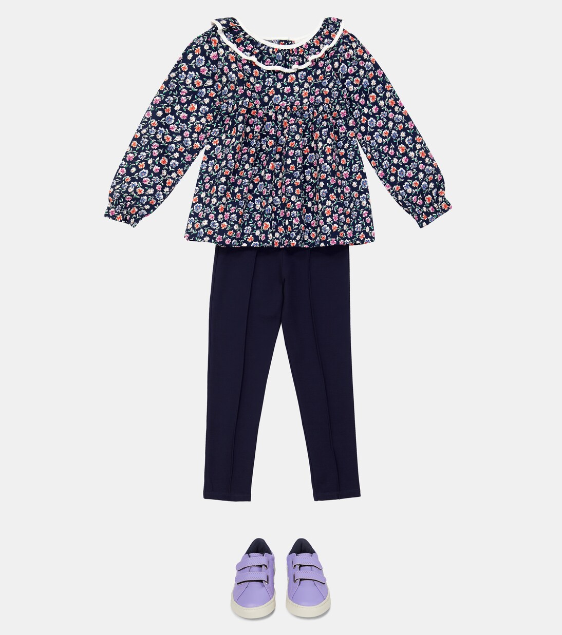 Top e pantaloni Winter Garden in cotone | Rachel Riley