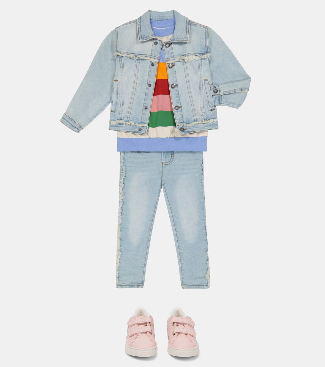 Hattie frayed denim jacket | Molo