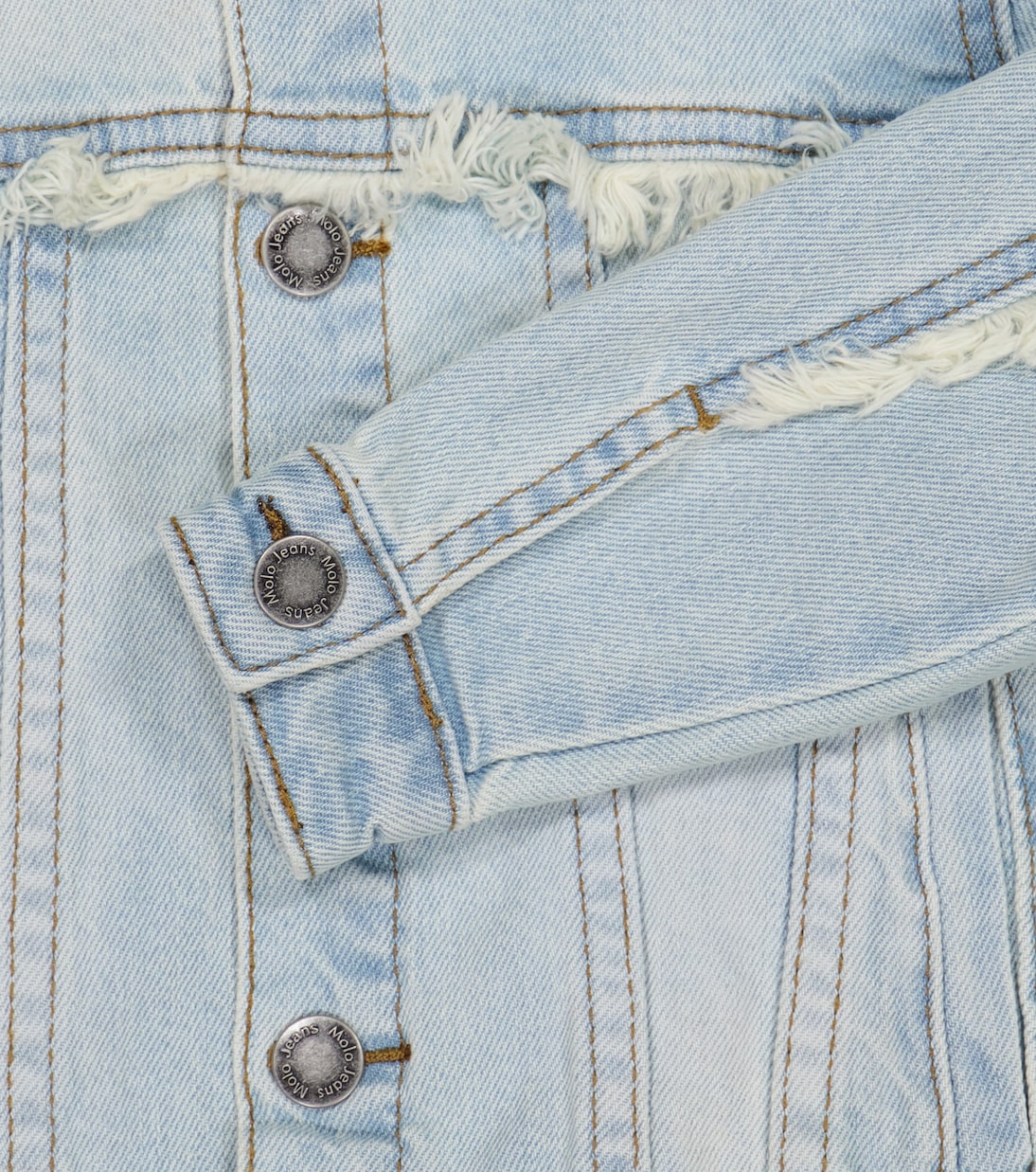 Hattie frayed denim jacket | Molo