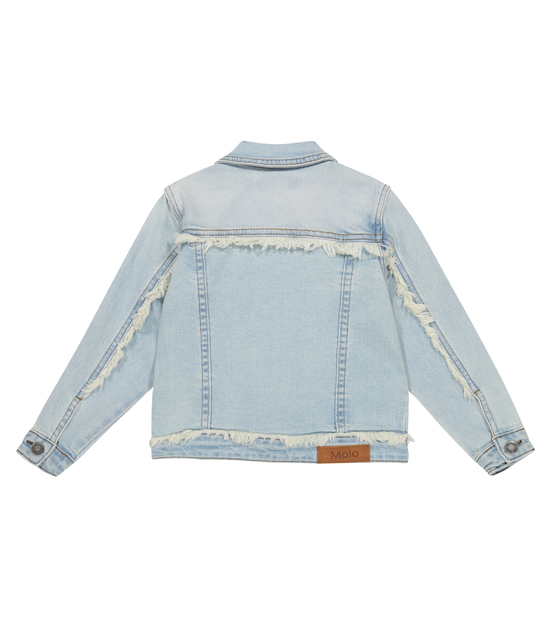 Hattie frayed denim jacket | Molo