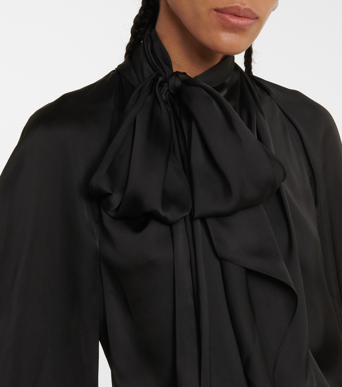 Bluse Kaja aus Satin | Safiyaa