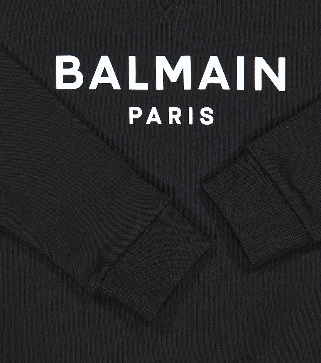 Bedrucktes Sweatshirt aus Baumwolle | Balmain Kids