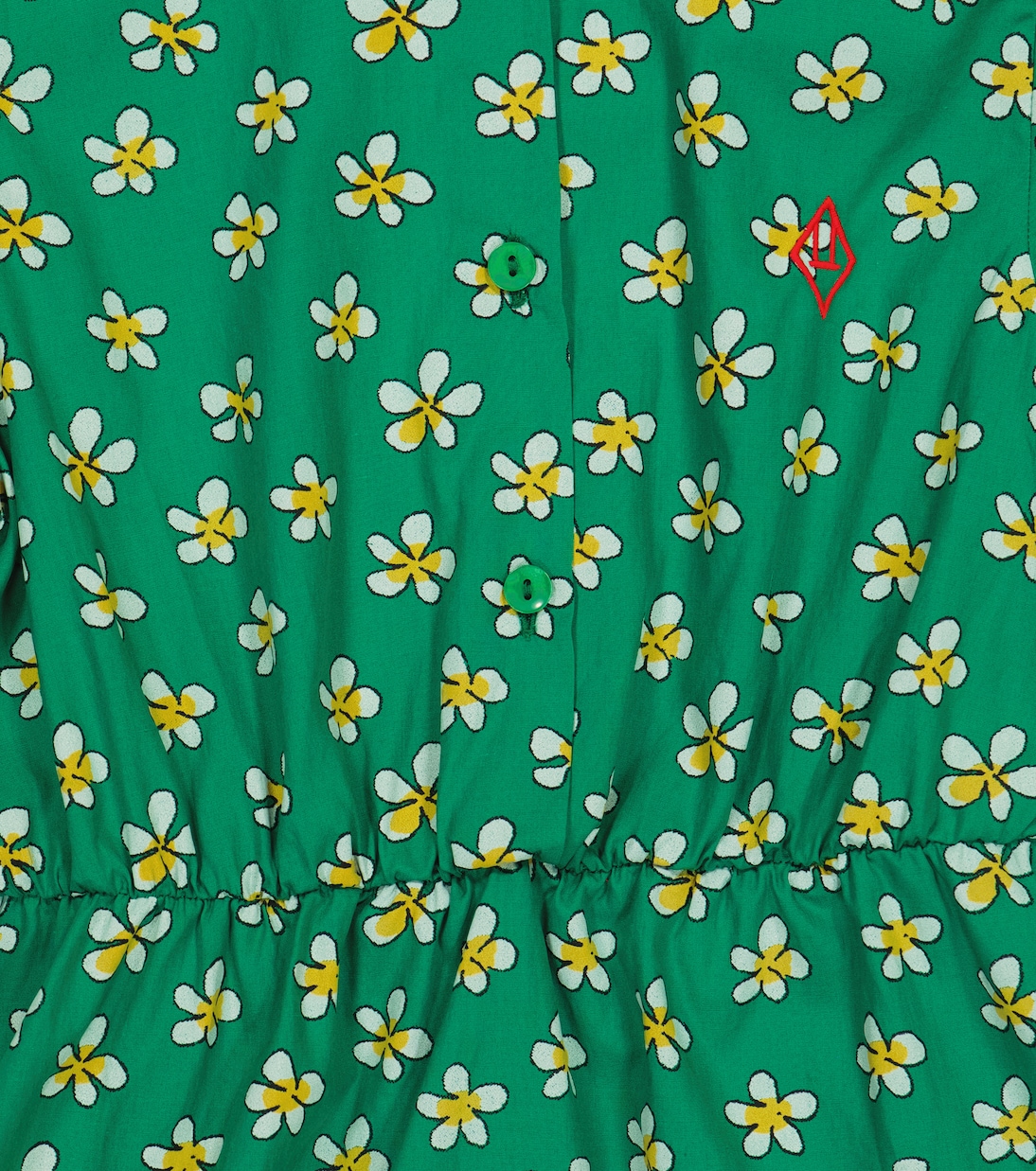 Robe Pigeon en coton mélangé à fleurs | The Animals Observatory