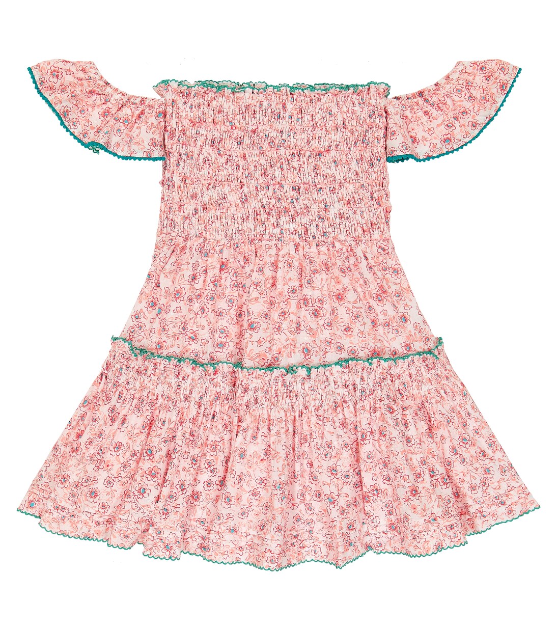 Aurora printed cotton dress | Poupette St Barth Kids