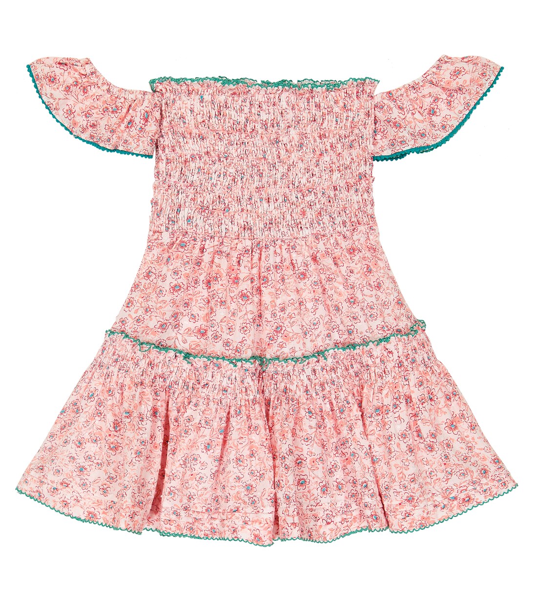 Aurora printed cotton dress | Poupette St Barth Kids