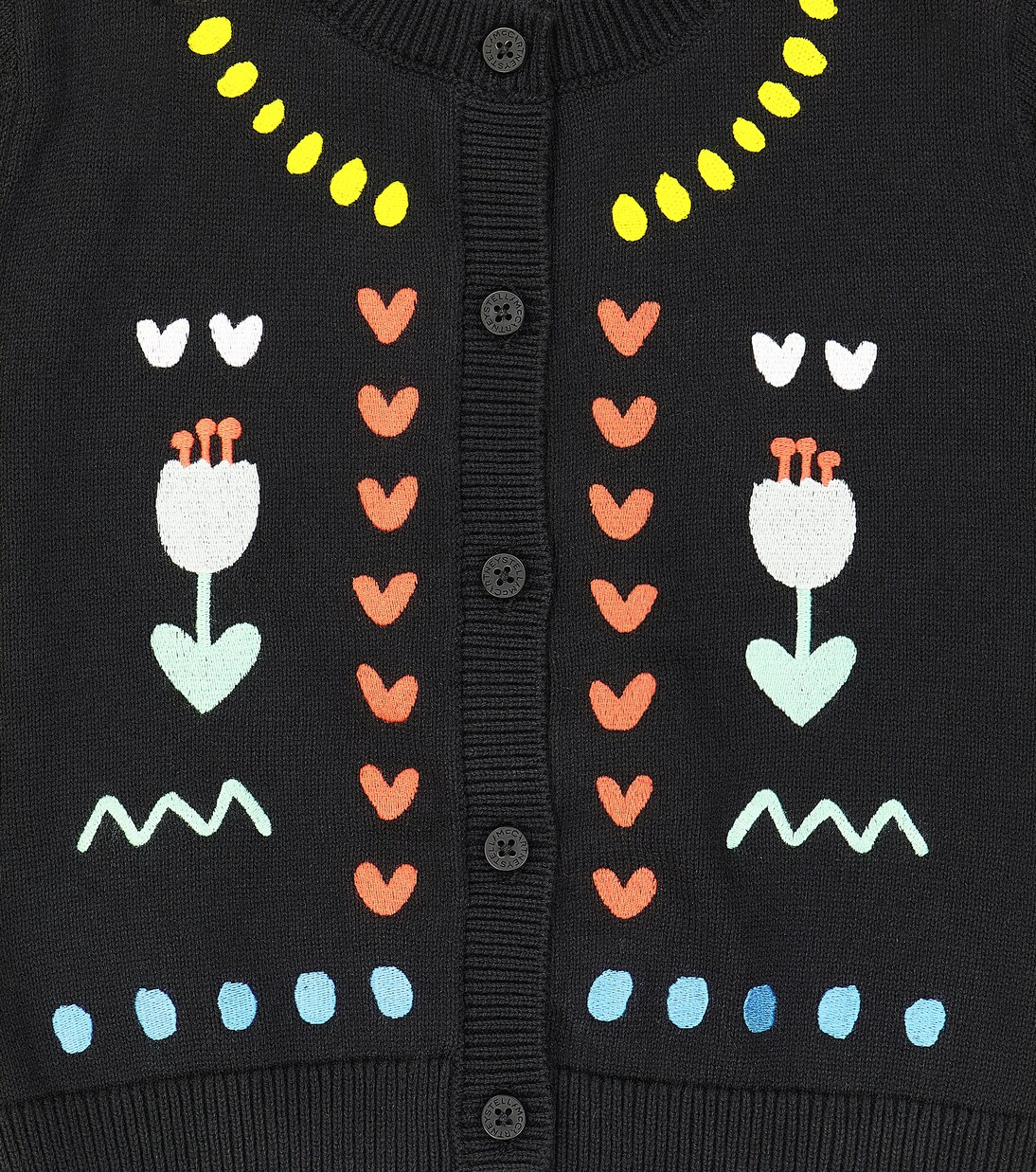 Cardigan aus Baumwolle und Wolle | Stella McCartney Kids