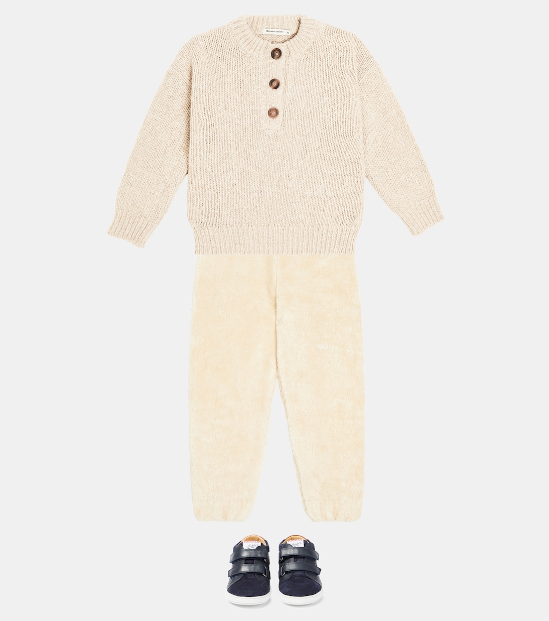 Jersey Tirso Henley de mezcla de lana | The New Society