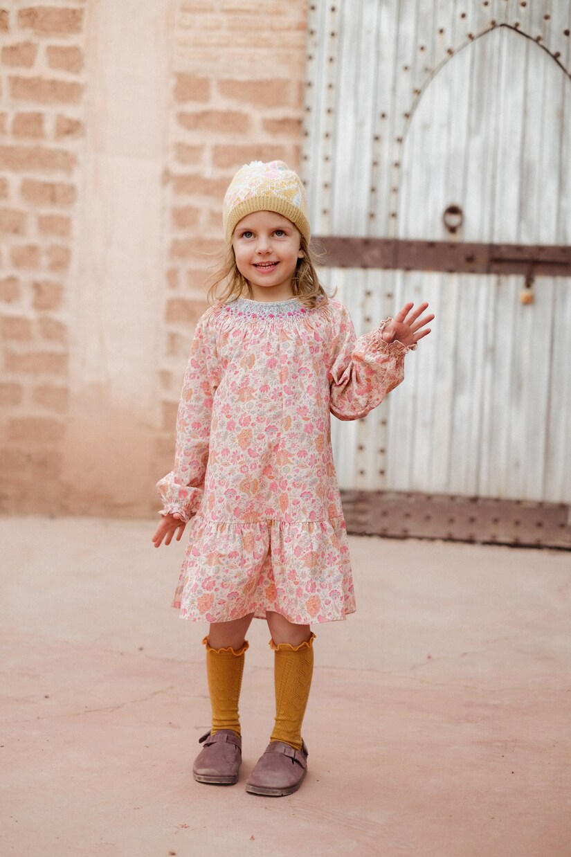 Bahya floral corduroy dress | Louise Misha