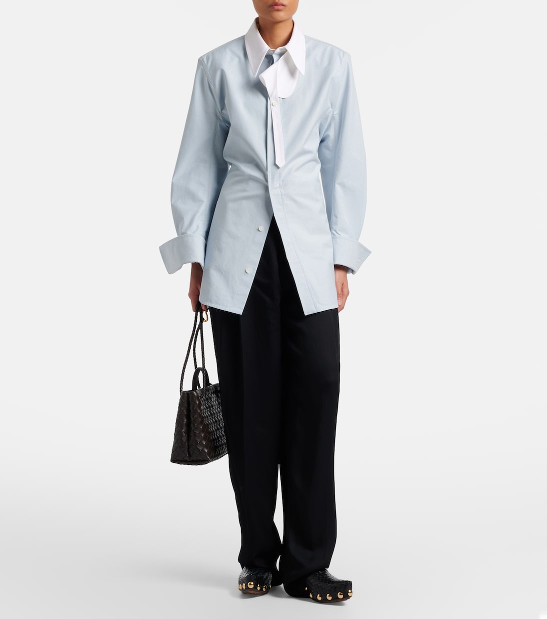 Andiamo Small leather top-handle bag | Bottega Veneta