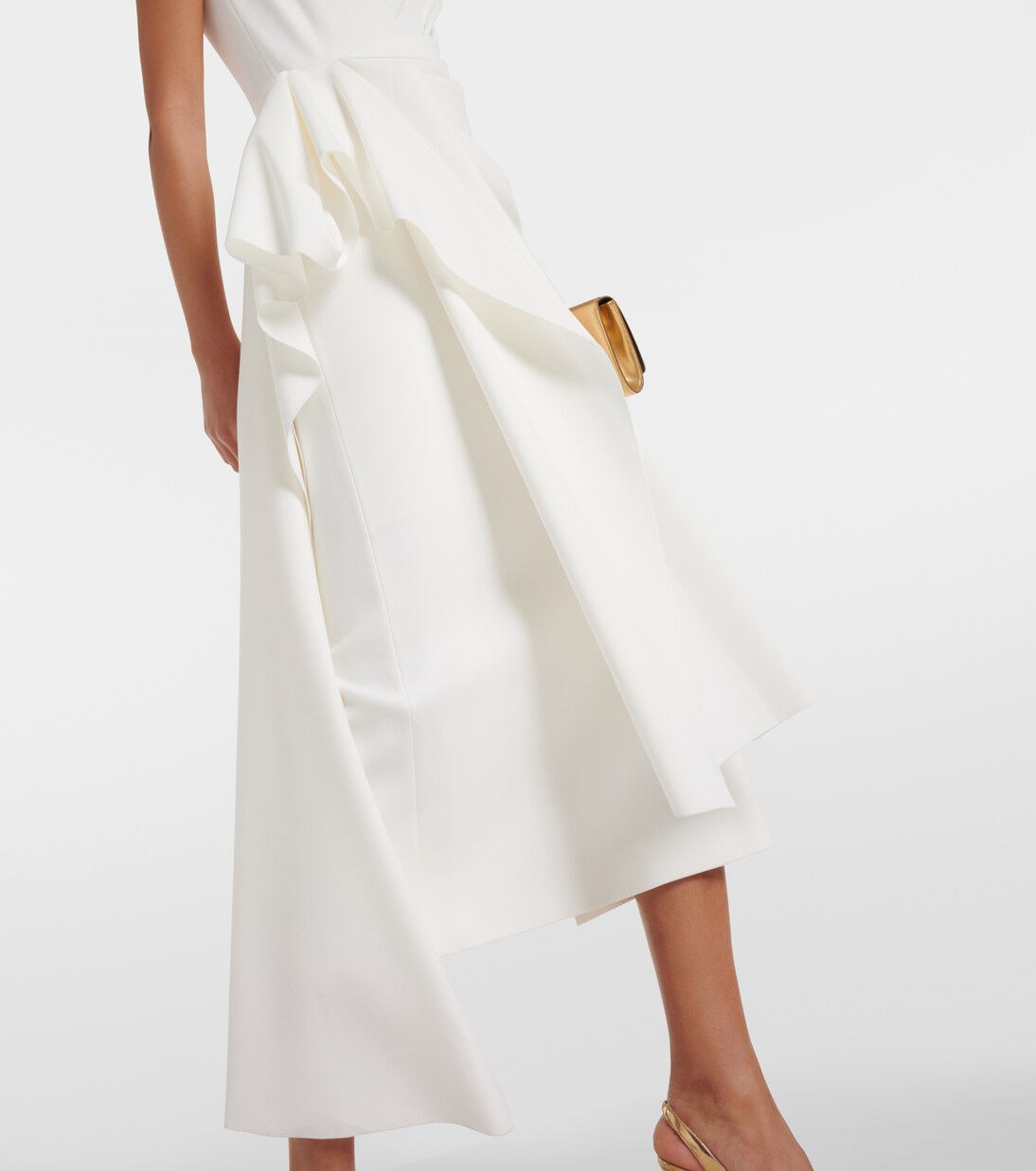 Robe midi Calatrava en crêpe | Roksanda