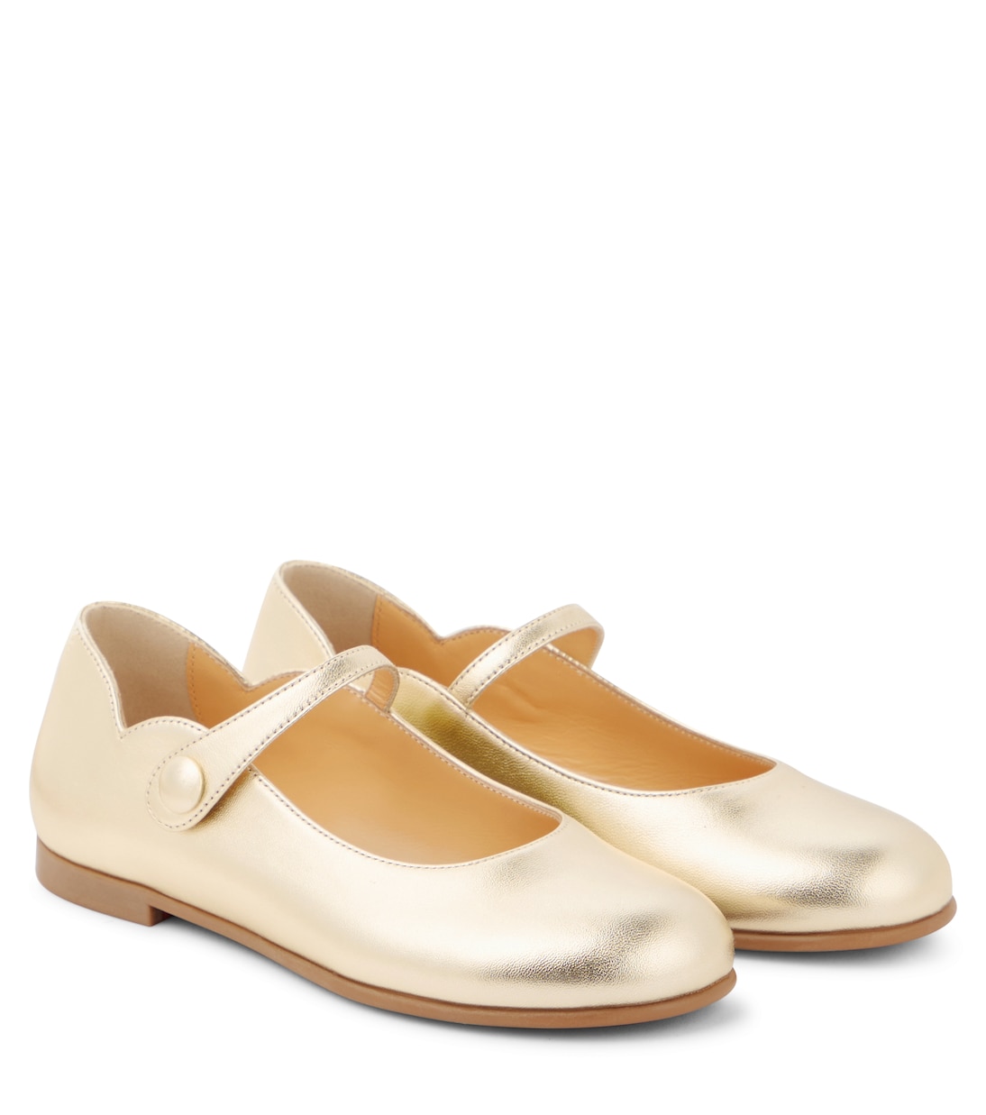 Ballerine Melodie Chick in pelle metallizzata | Christian Louboutin Kids