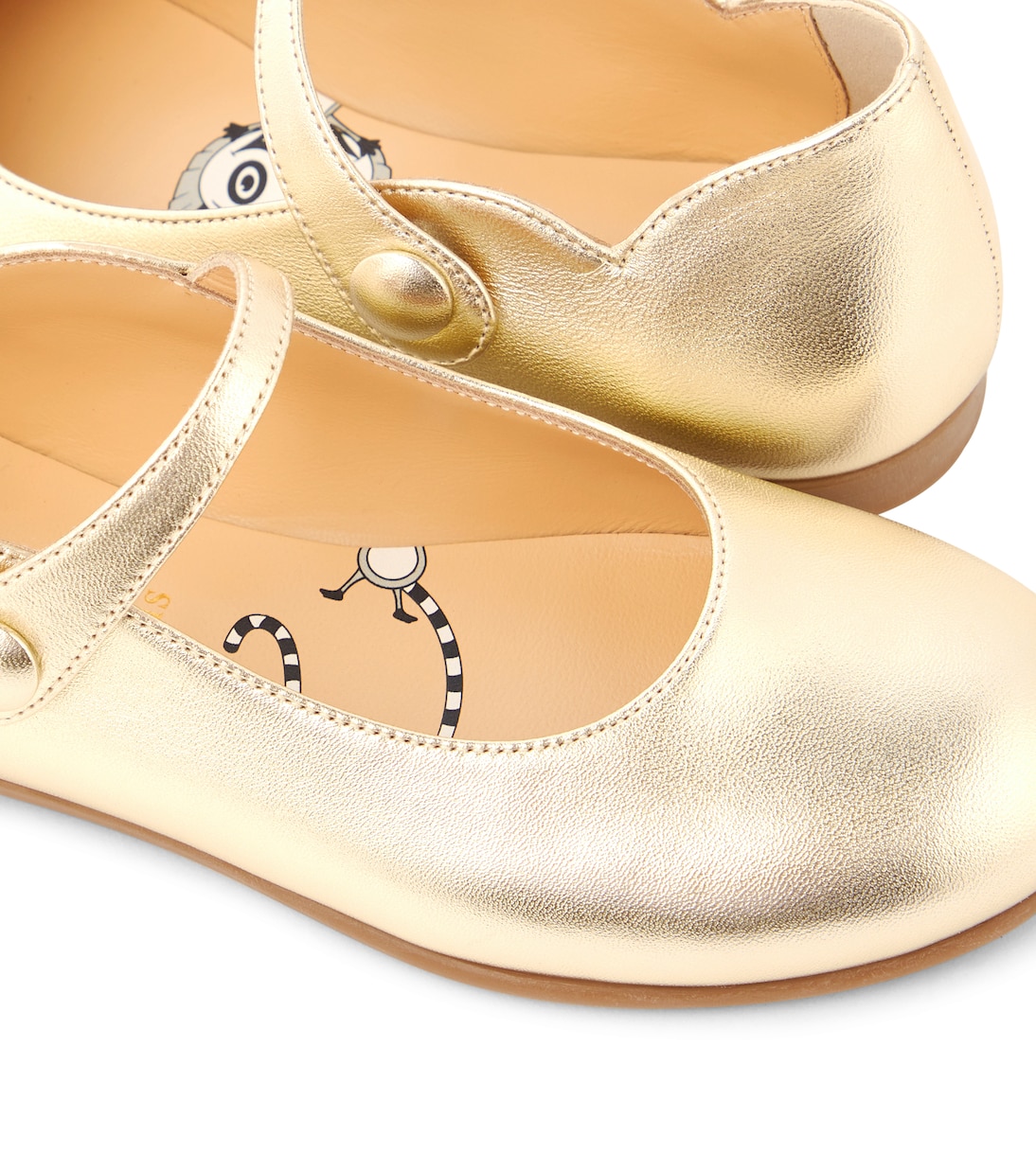 Ballerine Melodie Chick in pelle metallizzata | Christian Louboutin Kids
