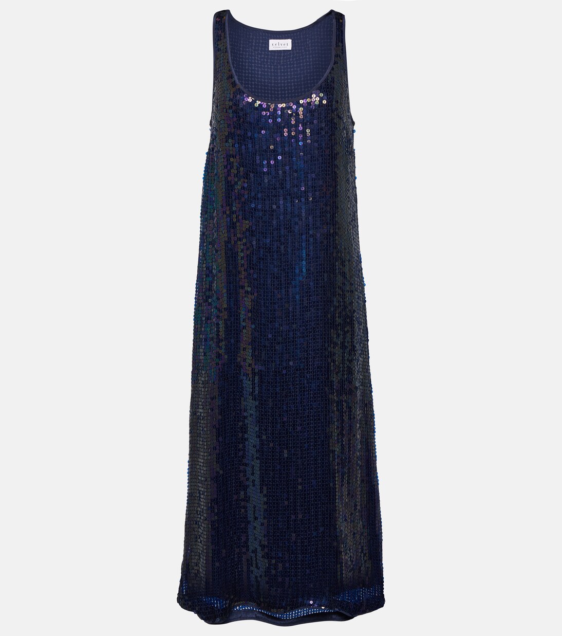 Robe midi Alena à sequins | Velvet