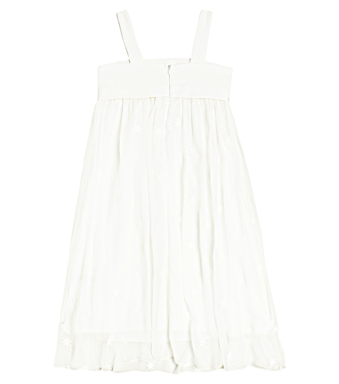Embroidered silk dress | Chloé Kids